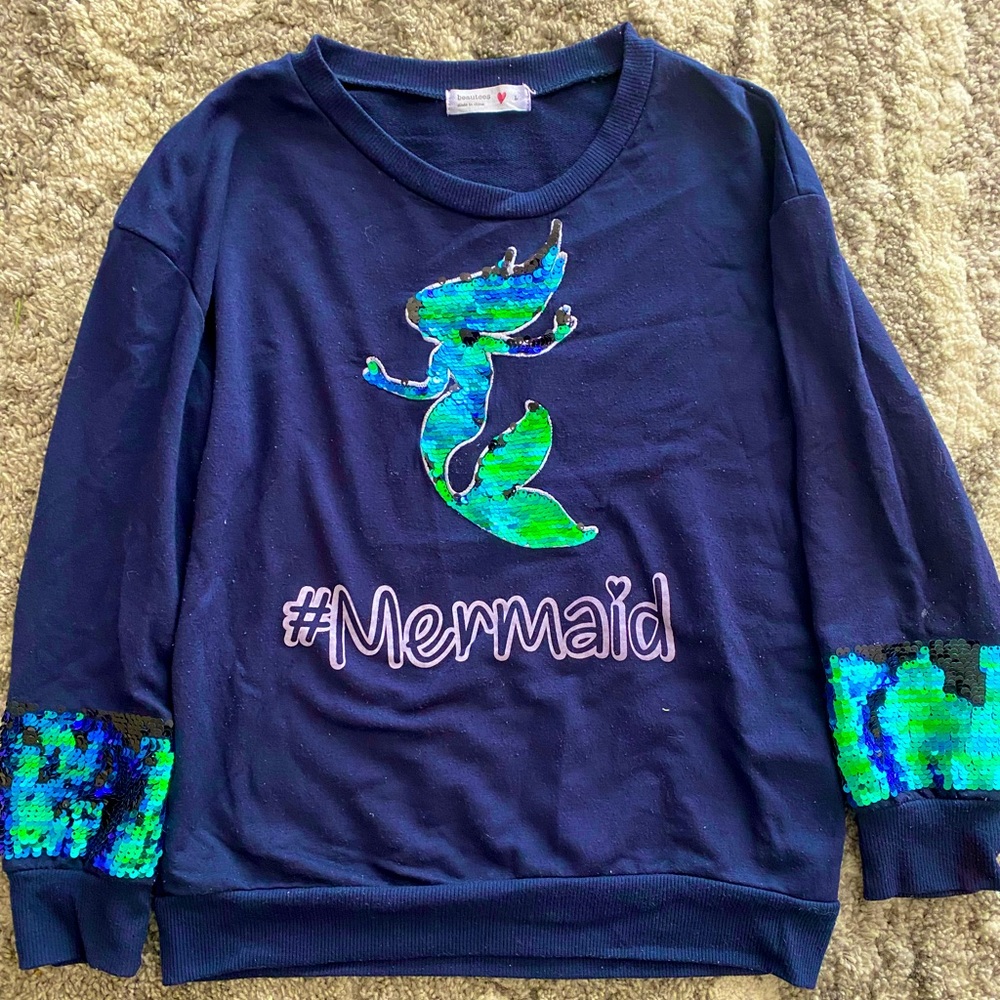 Mermaid Sequin Sweatshirt